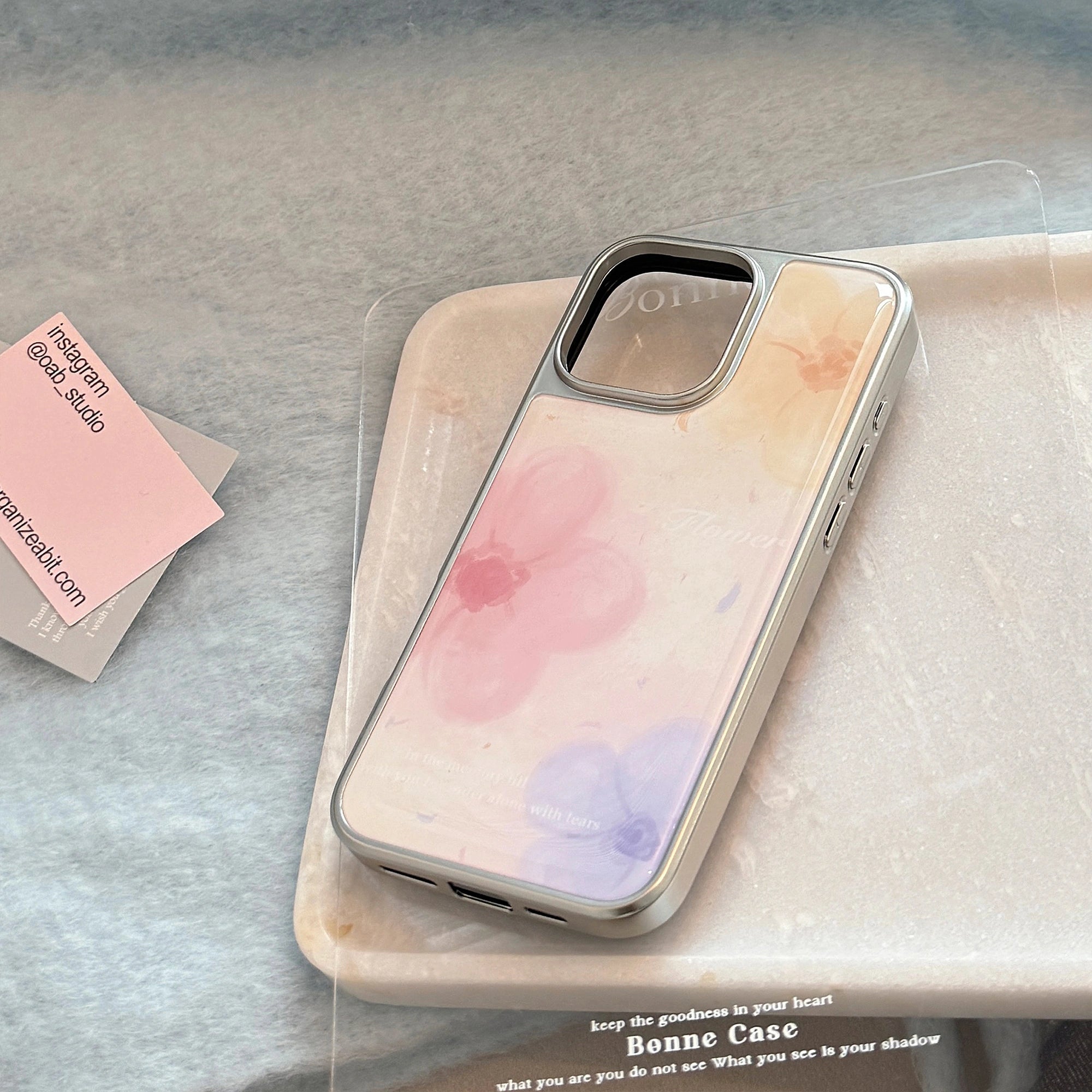 Watercolor Trio Flowers - iPhone Case